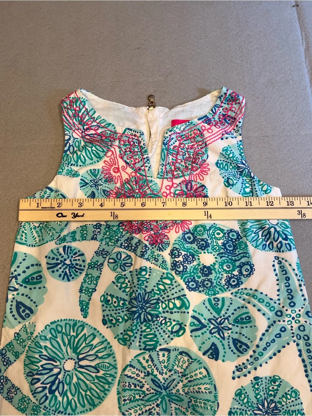 Lilly Pulitzer X Target Kids Starfish/shell Dress Size Small 6/6X